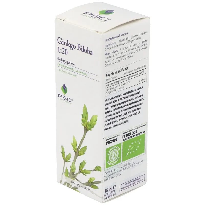 Psc ginkgo biloba 15ml. | Farmacia Barata