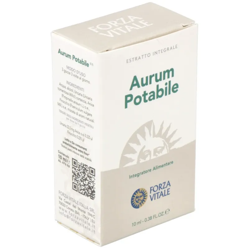 Aurum potable (oro) metal espagirico 10ml. | Farmacia Barata