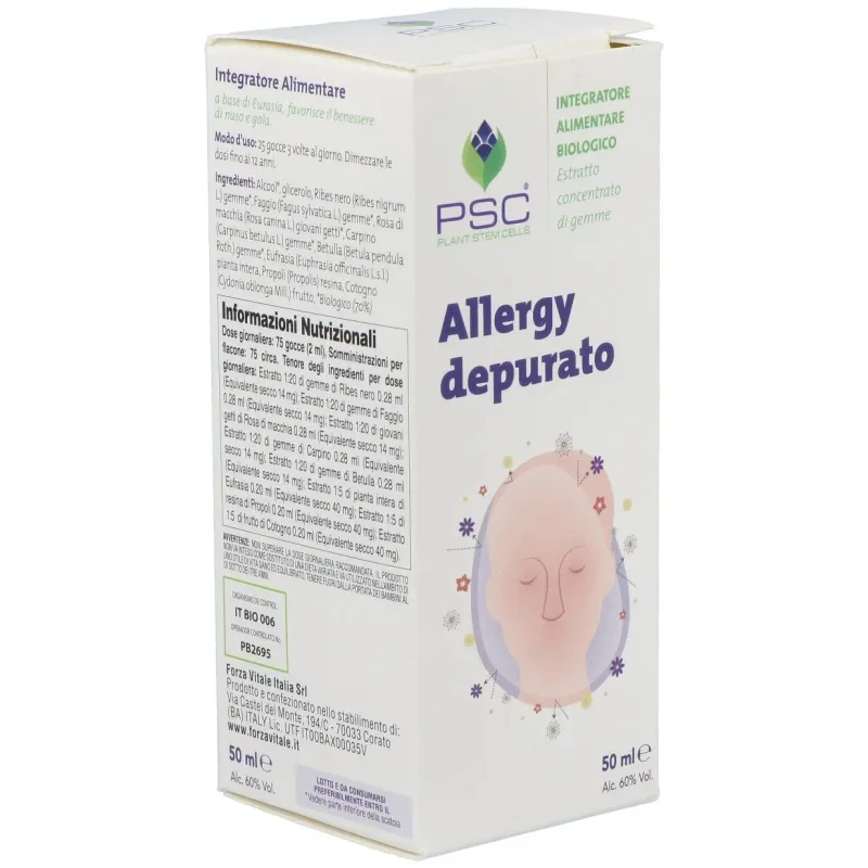 Psc allergy depurato 50ml. | Farmacia Barata