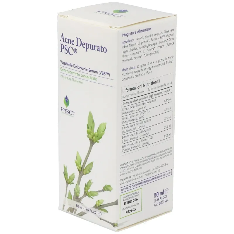 Psc acne depurato 50ml. | Farmacia Barata