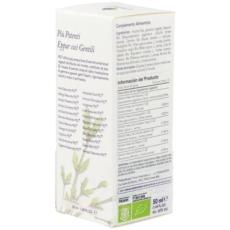 Psc prostato depurato 50ml. | Farmacia Barata