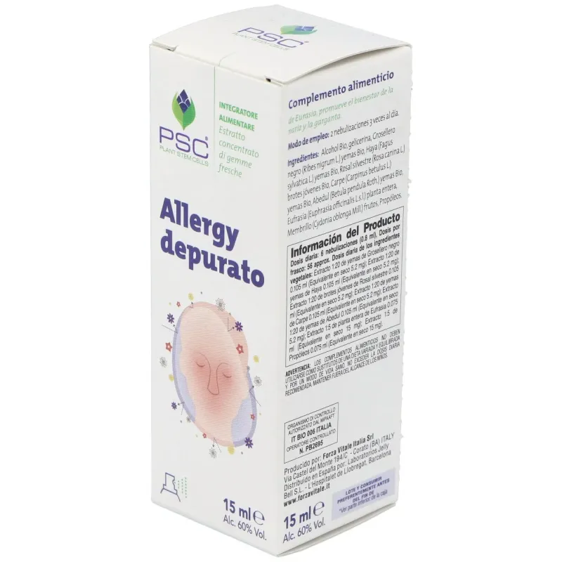 Psc allergy depurato alergias spray 15ml. | Farmacia Barata Psc allergy depurato alergias spray 15ml. | Farmacia Barata