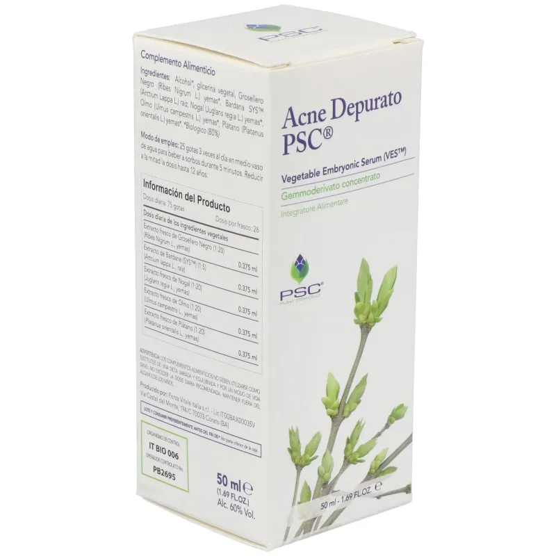 Psc acne depurato 50ml. | Farmacia Barata