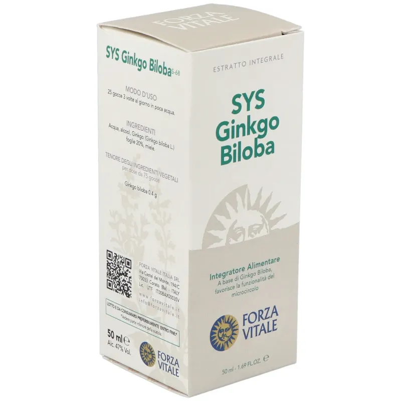 Sys.ginkgo biloba 50ml. | Farmacia Barata