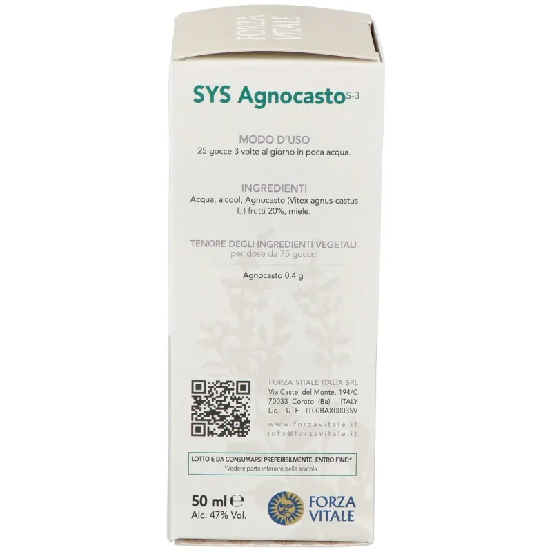 Sys.agnocasto 50ml. | Farmacia Barata