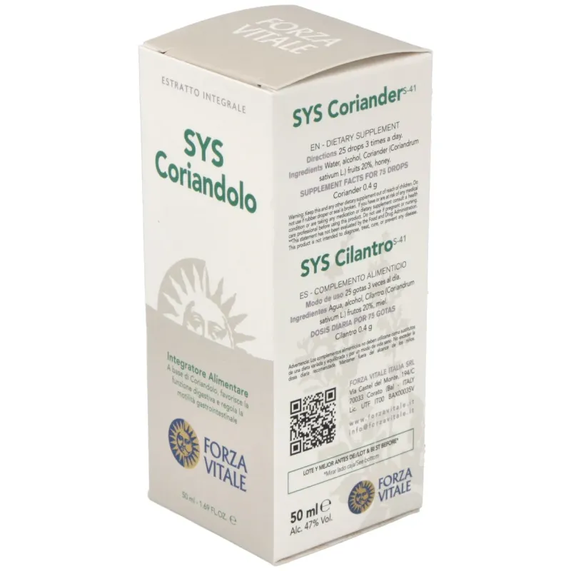 Sys.coriandolo (cilantro) 50ml. | Farmacia Barata