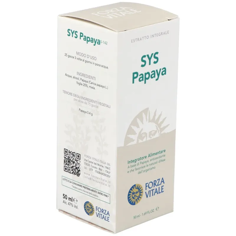 Sys.papaya 50ml. | Farmacia Barata