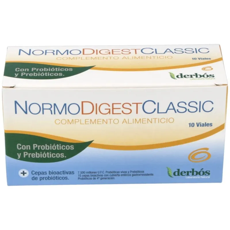 Derbos normodigest classic 10 viales | Farmacia Barata