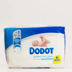 Dodot Sensitive Talla 2, 34 Unidades.