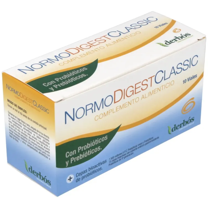 Derbos normodigest classic 10 viales | Farmacia Barata