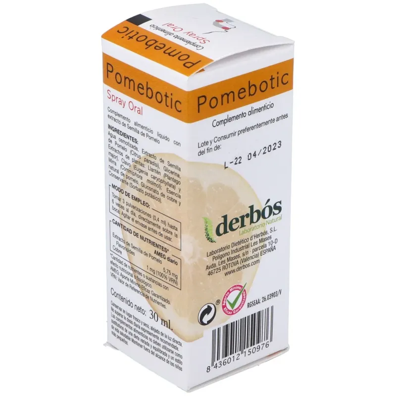 Derbós pomebotic spray oral 30ml | Farmacia Barata