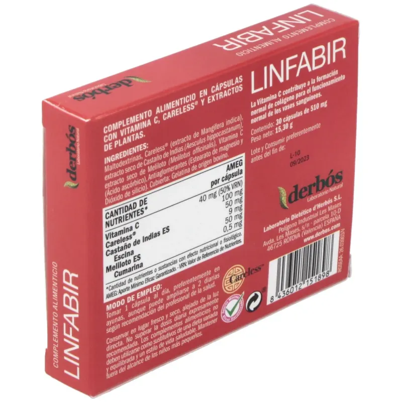 Derbos linfabir 30caps | Farmacia Barata