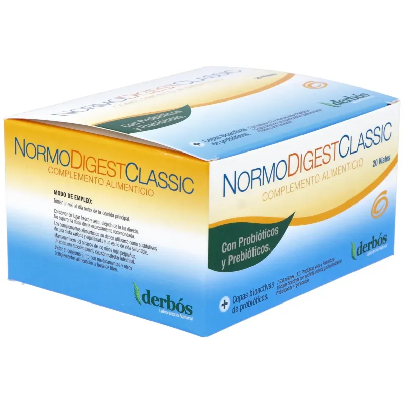 Derbos normodigest classic 20 viales | Farmacia Barata Derbos normodigest classic 20 viales | Farmacia Barata