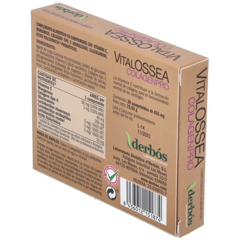 Derbos vitalossea colagenpro 30 comp | Farmacia Barata Derbos vitalossea colagenpro 30 comp | Farmacia Barata