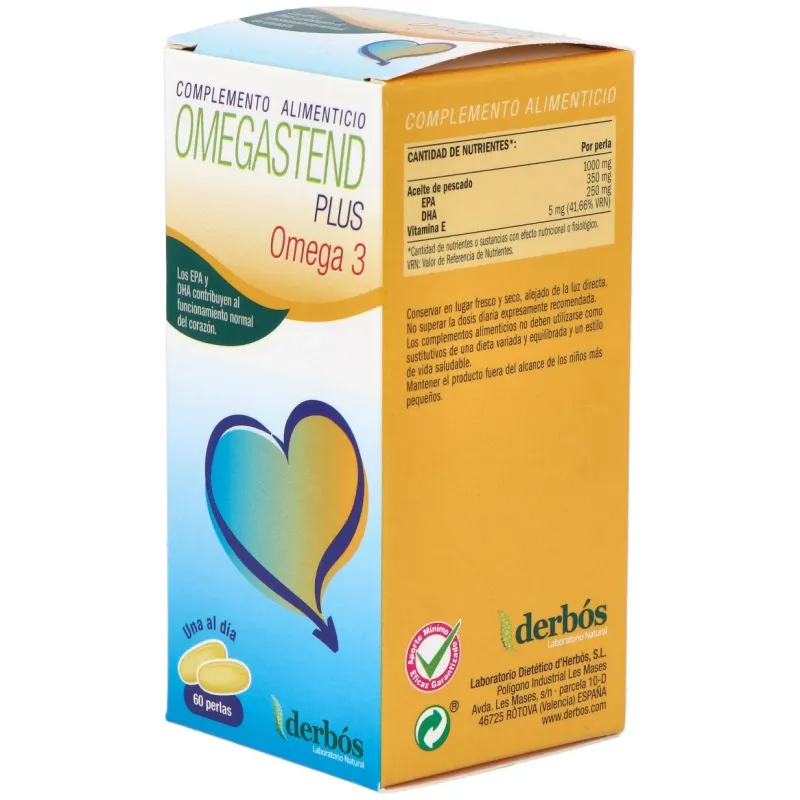 Omegastend plus 60perlas | Farmacia Barata