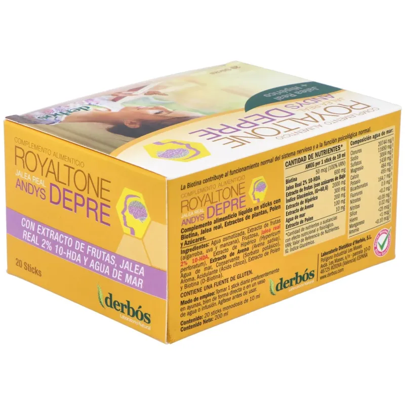 Derbos royaltone andys depre 20 sticks | Farmacia Barata Derbos royaltone andys depre 20 sticks | Farmacia Barata