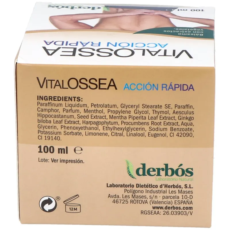 Derbos vitalossea acción rápida 100ml | Farmacia Barata