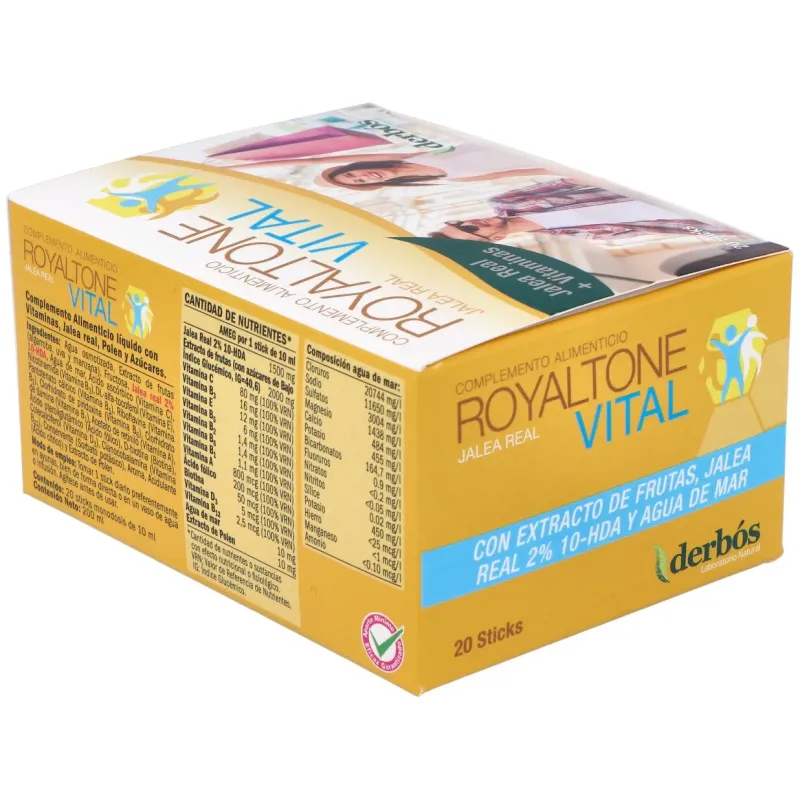 Derbos royaltone vital 20sticks | Farmacia Barata