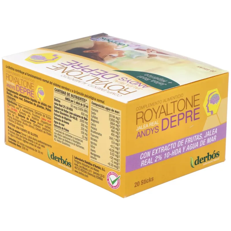 Derbos royaltone andys depre 20 sticks | Farmacia Barata Derbos royaltone andys depre 20 sticks | Farmacia Barata