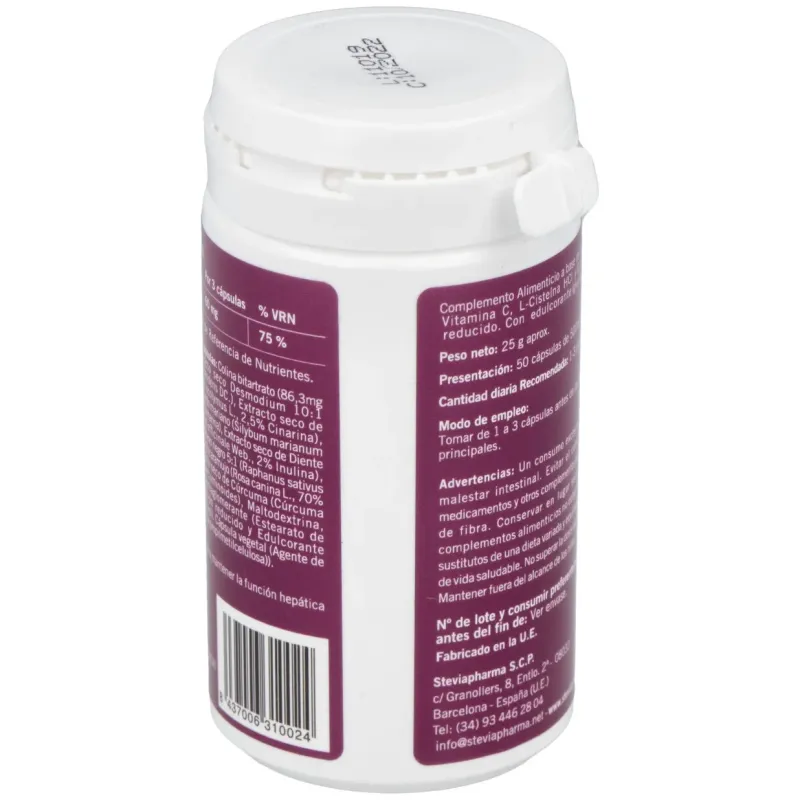 Steviapharma hepastevia 50caps | Farmacia Barata