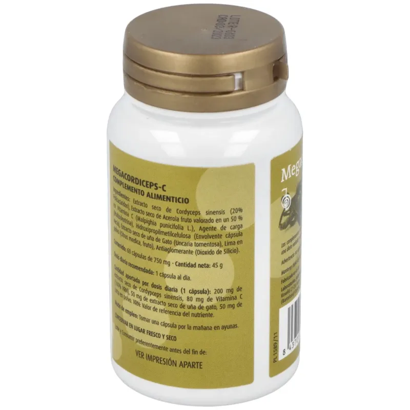 Megacordiceps c (oruga vegetal) 60cap. | Farmacia Barata