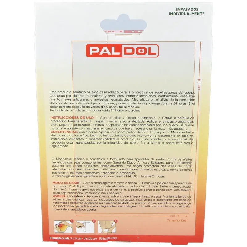 Parche alivio dolor estuche de 5 parches | Farmacia Barata