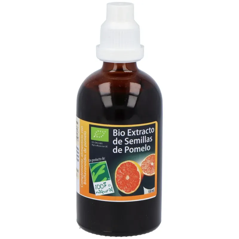 100% natural bio extracto de semillas de pomelo ecológico 100ml | Farmacia Barata