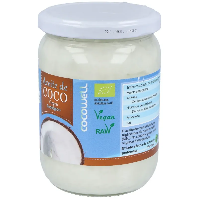 Aceite de coco 500ml. | Farmacia Barata