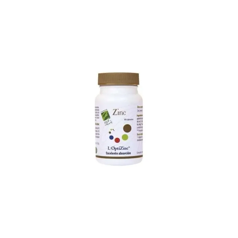 100% natural zinc 90caps | Farmacia Barata