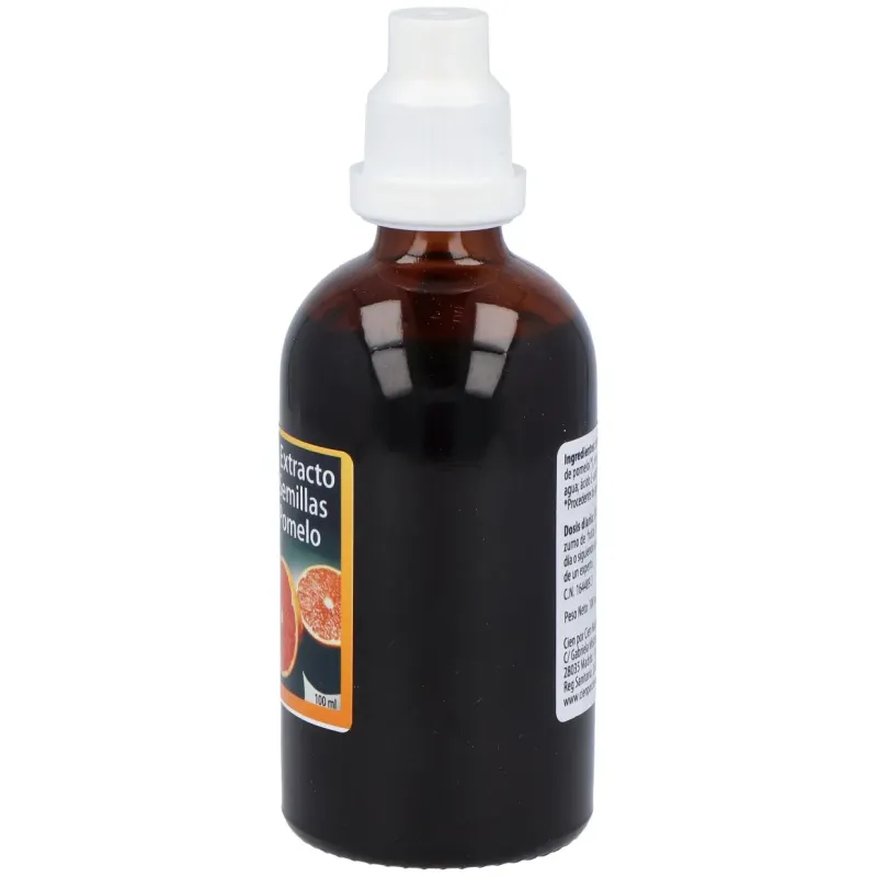 100% natural bio extracto de semillas de pomelo ecológico 100ml | Farmacia Barata