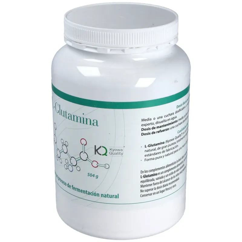 100% natural l glutamina 504g | Farmacia Barata