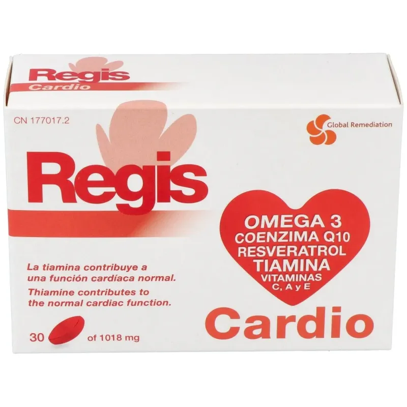Regis cardio comprimidos 30 comp | Farmacia Barata
