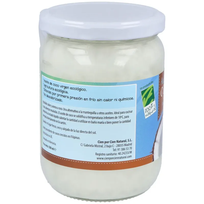 Aceite de coco 500ml. | Farmacia Barata