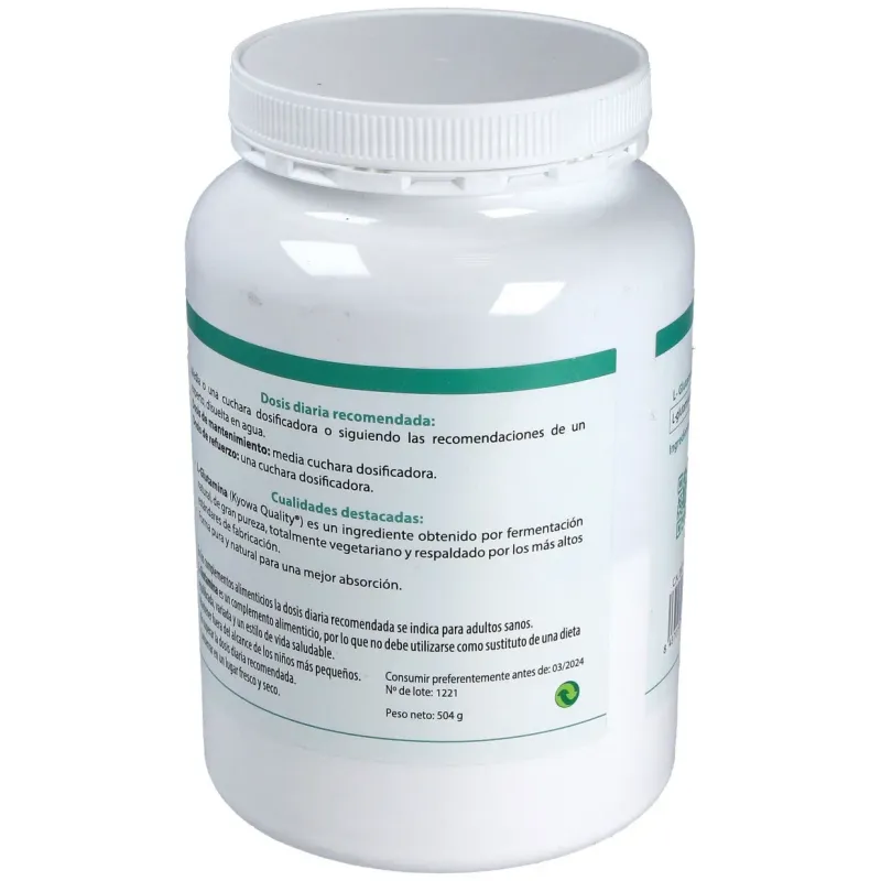 100% natural l glutamina 504g | Farmacia Barata