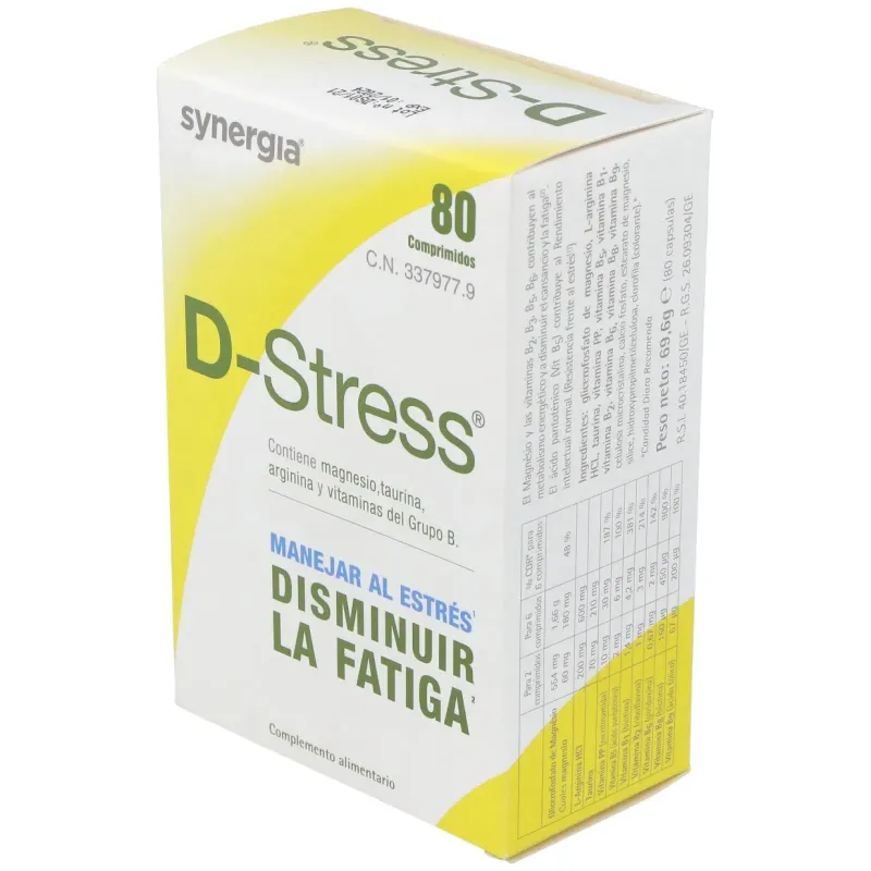 Hilefarma d-stress 80comp | Farmacia Barata