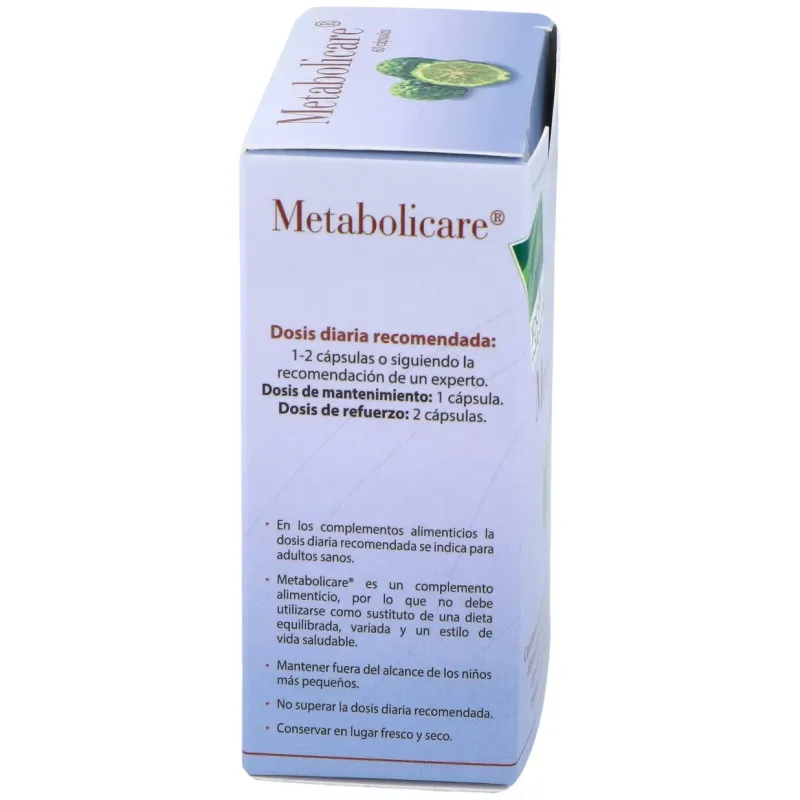 100% natural metabolicare 60caps | Farmacia Barata