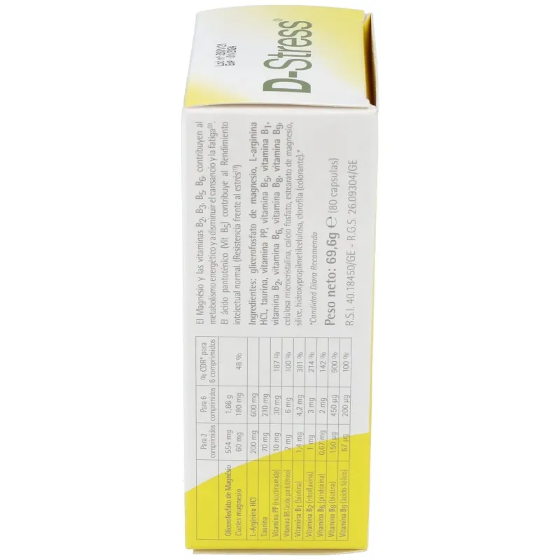 Hilefarma d-stress 80comp | Farmacia Barata