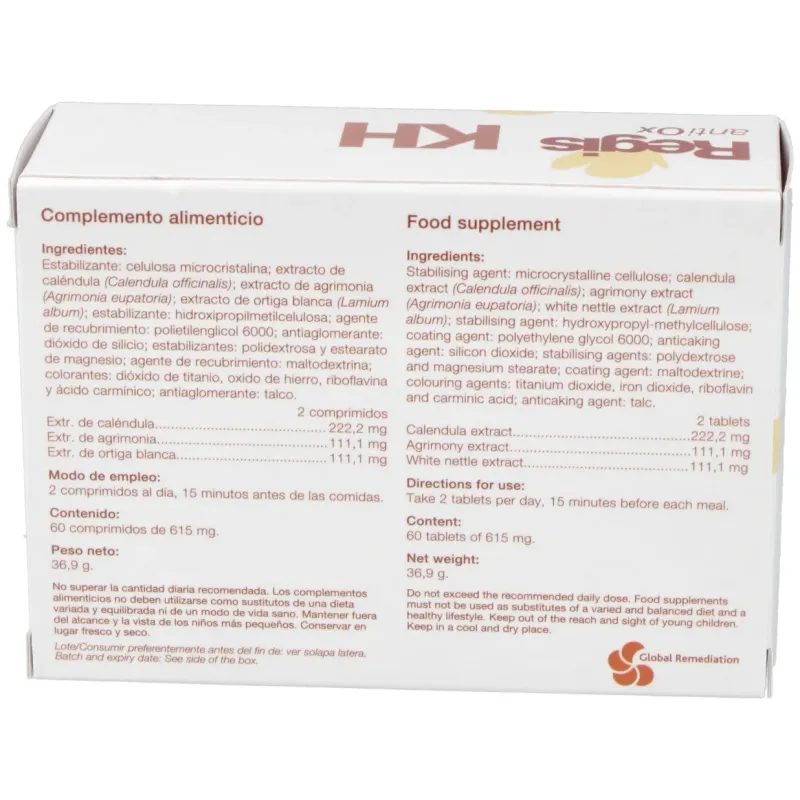 Regis k h 60comp. | Farmacia Barata