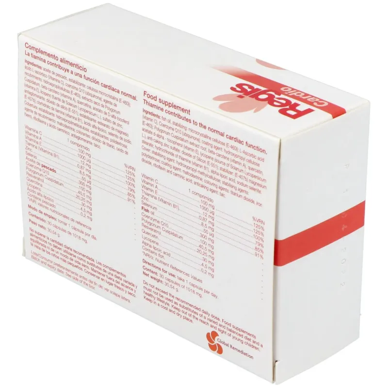 Regis cardio comprimidos 30 comp | Farmacia Barata