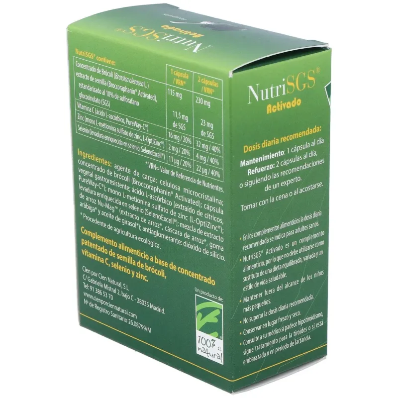 100% natural nutrisgs 60 vcaps | Farmacia Barata 100% natural nutrisgs 60 vcaps | Farmacia Barata
