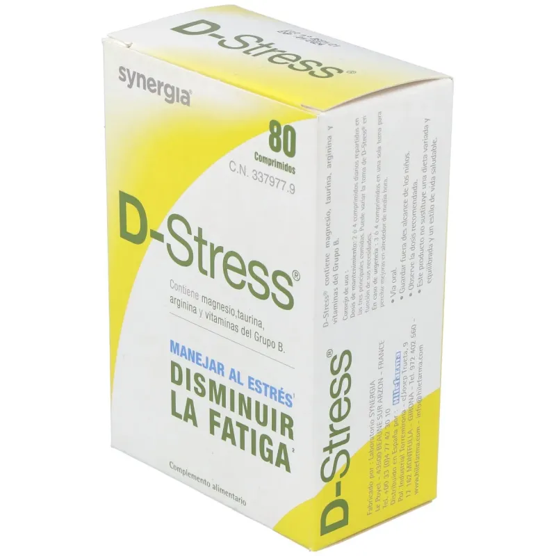 Hilefarma d-stress 80comp | Farmacia Barata