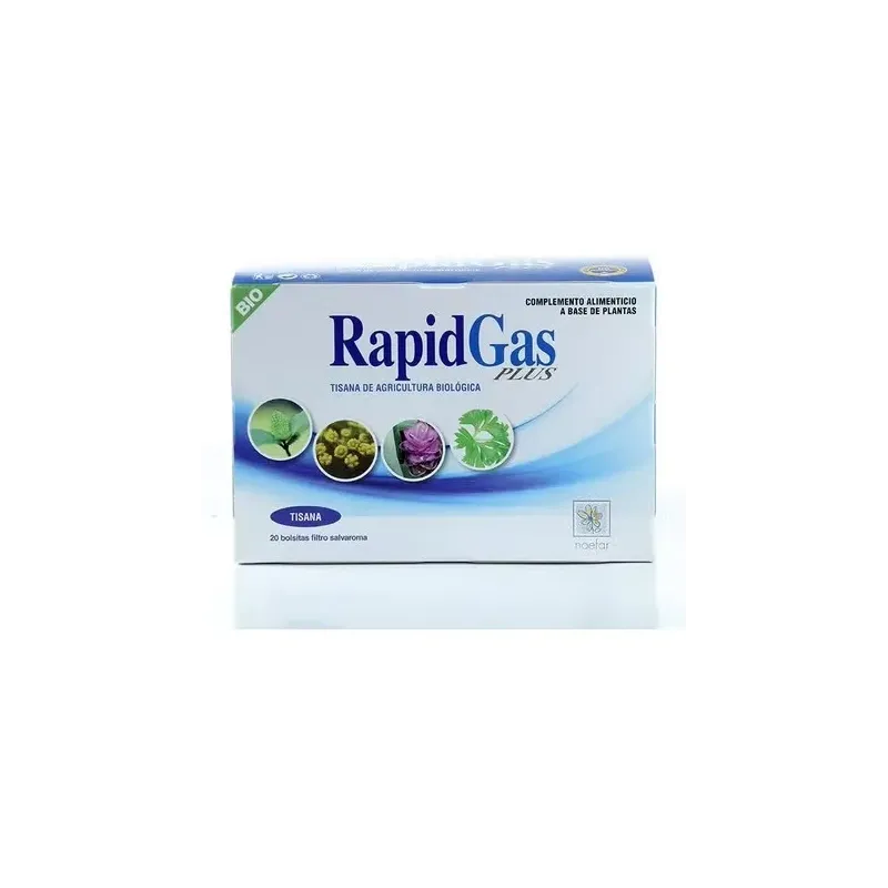 Noefar rapidgas plus bio tisana 20 sobres | Farmacia Barata