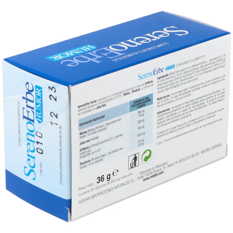 Serenoerbe humor 60cap. | Farmacia Barata
