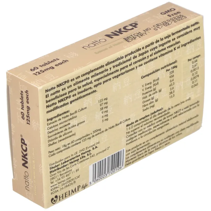Natto nkcp 60comp. | Farmacia Barata
