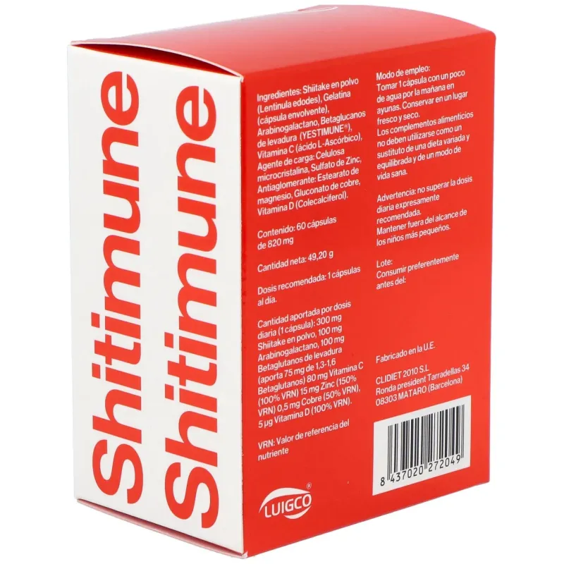 Luigco shitimune 60caps | Farmacia Barata