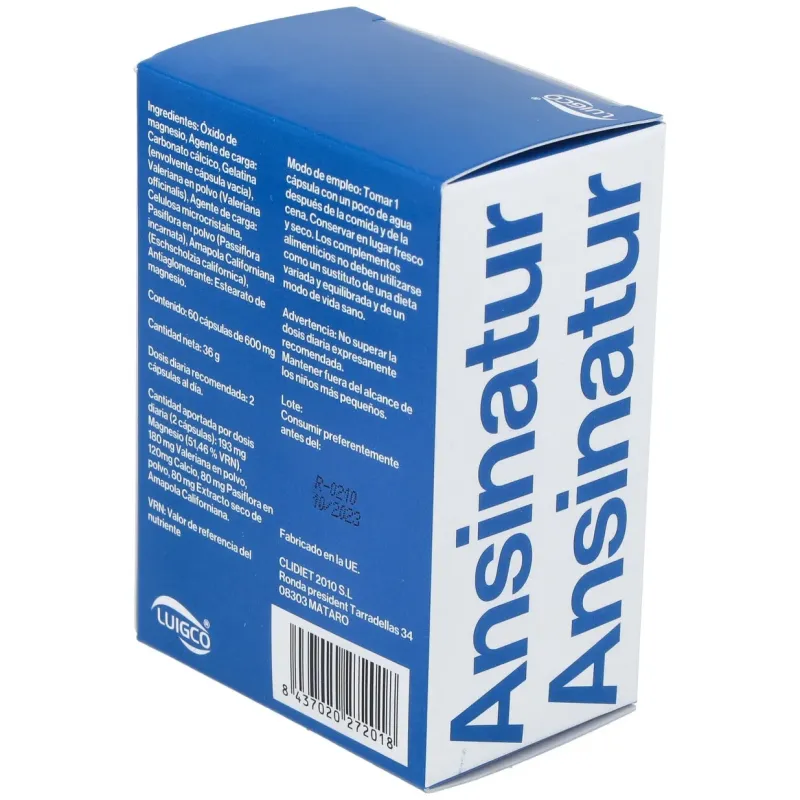 Luigco ansinatur 60caps | Farmacia Barata