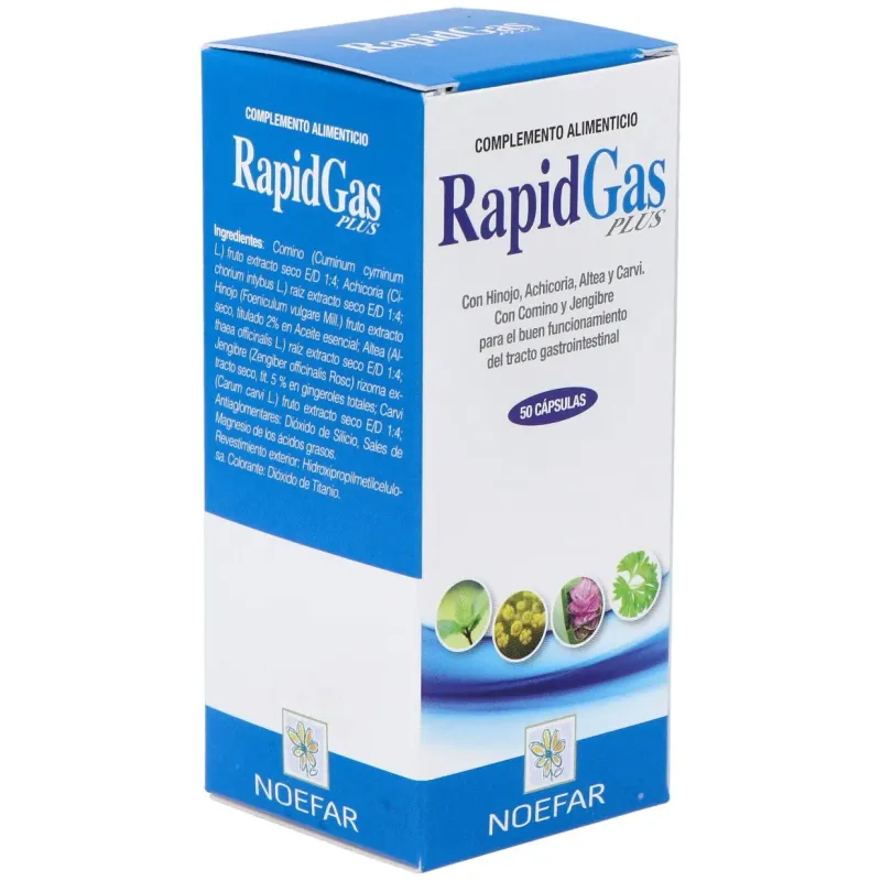 Rapidgas plus 50cap. | Farmacia Barata