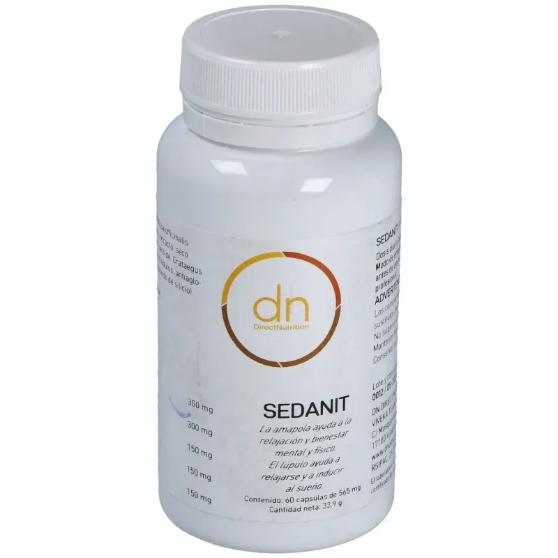 Direct nutrition sedanit 60caps | Farmacia Barata