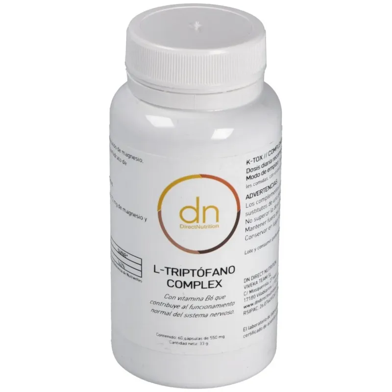 L-triptofano complex 60cap. | Farmacia Barata