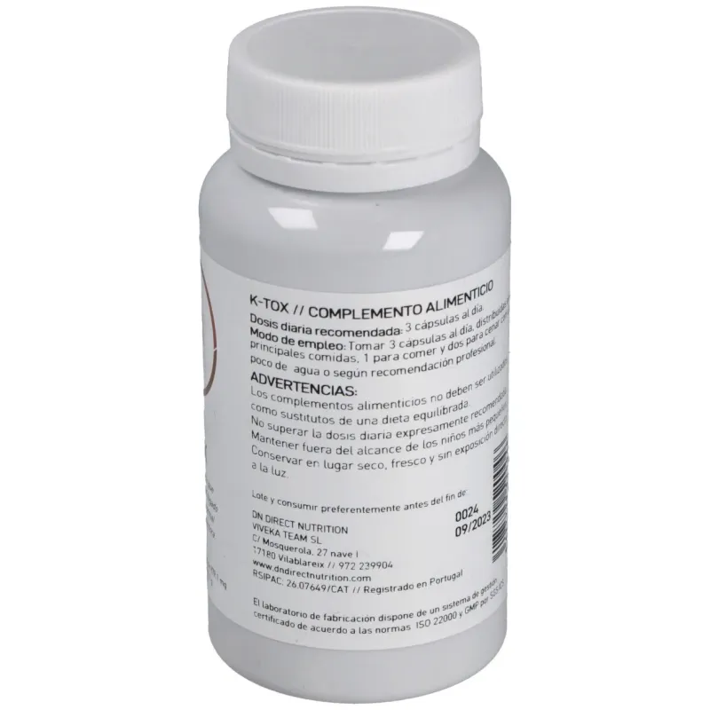 K-tox 60cap. | Farmacia Barata